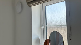 Made-to-measure Roman blind fitted for a soft, tailored finish. A smart choice for adding warmth, texture and a more decorative look to the window.